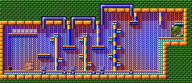Thumbnail for a map of Level 3 Room 09 for the Master System game Krusty's Fun House.