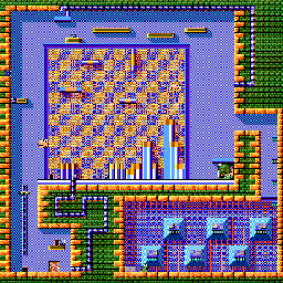 Thumbnail for a map of Level 3 Room 11 for the Master System game Krusty's Fun House.