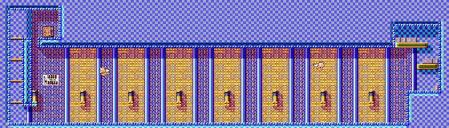Thumbnail for a map of Level 3 Room 12 for the Master System game Krusty's Fun House.