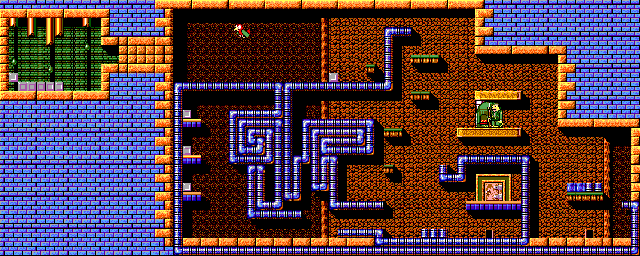 Thumbnail for a map of Level 4 Room 11 for the Master System game Krusty's Fun House.