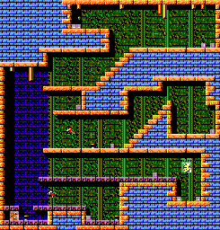 Thumbnail for a map of Level 4 Room 14 for the Master System game Krusty's Fun House.