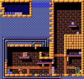 Thumbnail for a map of Level 5 Room 02 for the Master System game Krusty's Fun House.
