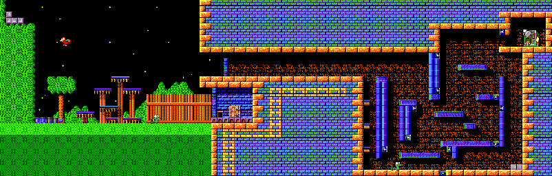 Thumbnail for a map of Level 5 Room 12 for the Master System game Krusty's Fun House.