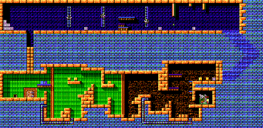 Thumbnail for a map of Level 5 Room 13 for the Master System game Krusty's Fun House.