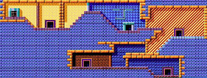 Thumbnail for a map of Main Corridor for the Master System game Krusty's Fun House.