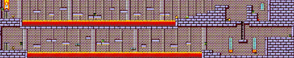 Thumbnail for a map of Blacksmith's Castle Stage Area 2 for the Master System game Land Of Illusion: Starring Mickey Mouse.