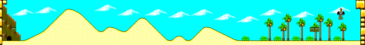 Thumbnail for a map of Desert Stage Area 2 for the Master System game Land Of Illusion: Starring Mickey Mouse.
