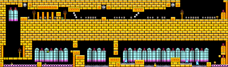Thumbnail for a map of Good Princess's Castle Stage Area 1 for the Master System game Land Of Illusion: Starring Mickey Mouse.