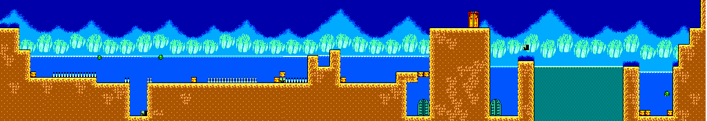 Thumbnail for a map of Lake Stage Area 1 for the Master System game Land Of Illusion: Starring Mickey Mouse.