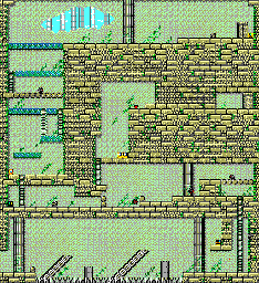 Thumbnail for a map of Palace Ruins Stage Area 1 for the Master System game Land Of Illusion: Starring Mickey Mouse.