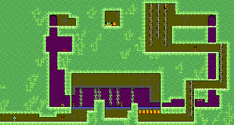 Thumbnail for a map of Tiny Castle Stage Area 2 for the Master System game Land Of Illusion: Starring Mickey Mouse.