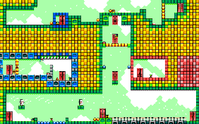 Thumbnail for a map of Toy Workshop Stage Area 1 for the Master System game Land Of Illusion: Starring Mickey Mouse.