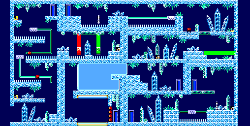 Thumbnail for a map of Crystal Forest Area 2 for the Master System game Legend Of Illusion: Starring Mickey Mouse.