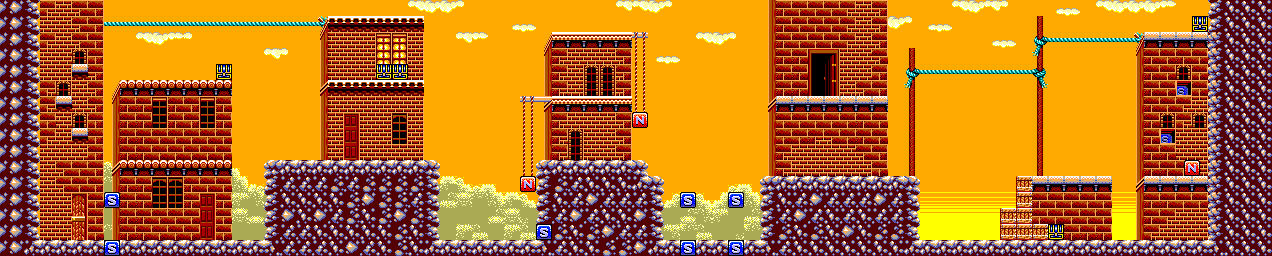 Thumbnail for a map of Duckingham Palace for the Master System game Legend Of Illusion: Starring Mickey Mouse.