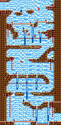 Thumbnail for a map of Falls Of Fortune for the Master System game Legend Of Illusion: Starring Mickey Mouse.