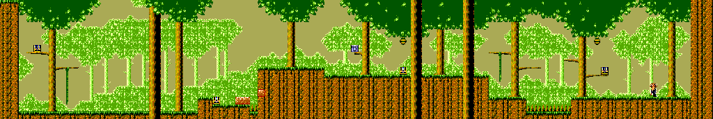 Thumbnail for a map of Forest Area 1 for the Master System game Legend Of Illusion: Starring Mickey Mouse.