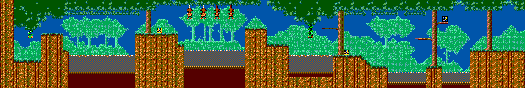 Thumbnail for a map of Forest Area 2 for the Master System game Legend Of Illusion: Starring Mickey Mouse.