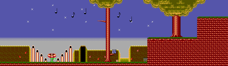 Thumbnail for a map of Gardens Of Illusion Area 2 for the Master System game Legend Of Illusion: Starring Mickey Mouse.