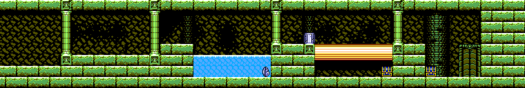 Thumbnail for a map of Sunken Ruins Area 1 for the Master System game Legend Of Illusion: Starring Mickey Mouse.