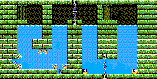Thumbnail for a map of Sunken Ruins Area 3 for the Master System game Legend Of Illusion: Starring Mickey Mouse.