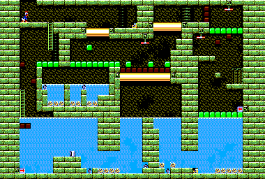 Thumbnail for a map of Sunken Ruins Area 4 for the Master System game Legend Of Illusion: Starring Mickey Mouse.