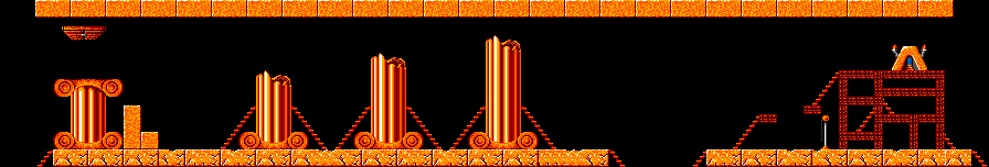 Thumbnail for a map of Fun Level 15: Don't Let Your Eyes Deceive You for the Master System game Lemmings.