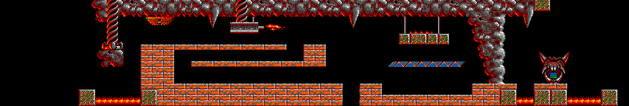 Thumbnail for a map of Fun Level 22: Go For It for the Master System game Lemmings.