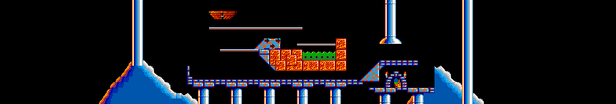 Thumbnail for a map of Fun Level 24: Konbanwa Lemming-san for the Master System game Lemmings.