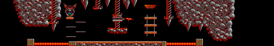 Thumbnail for a map of Fun Level 28: If Only They Could Fly for the Master System game Lemmings.