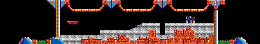 Thumbnail for a map of Fun Level 7: Builders Will Help You Here for the Master System game Lemmings.