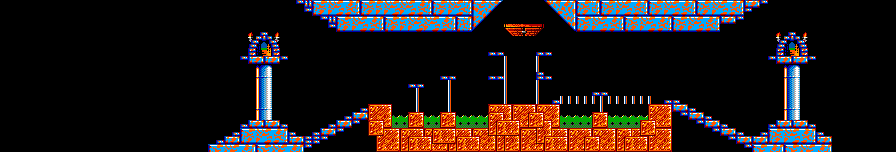Thumbnail for a map of Mayhem Level 10: Pillars Of Hercules for the Master System game Lemmings.
