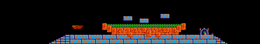 Thumbnail for a map of Mayhem Level 14: Pea Soup for the Master System game Lemmings.