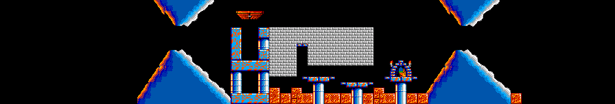 Thumbnail for a map of Mayhem Level 17: Stepping Stones for the Master System game Lemmings.