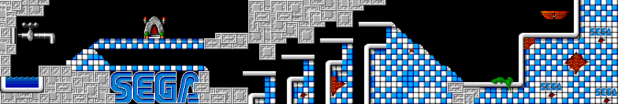 Thumbnail for a map of Mayhem Level 18: Sega Four for the Master System game Lemmings.