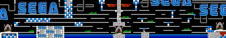 Thumbnail for a map of Mayhem Level 29: Sega Five for the Master System game Lemmings.