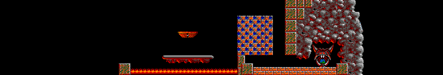 Thumbnail for a map of Mayhem Level 8: Last One Out Is A Rotten Egg! for the Master System game Lemmings.