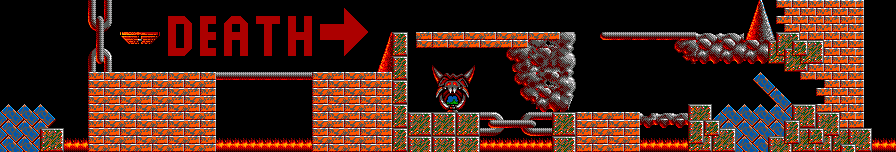 Thumbnail for a map of Taxing Level 24: Take A Running Jump for the Master System game Lemmings.