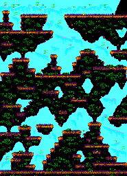 Thumbnail for a map of Level 1: The Pridelands for the Master System game The Lion King.