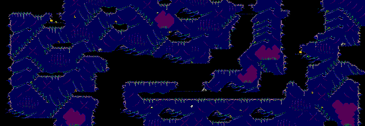 Thumbnail for a map of Level 3: The Elephant Graveyard for the Master System game The Lion King.