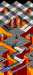 Thumbnail for a map of Level 1 for the Master System game Marble Madness.