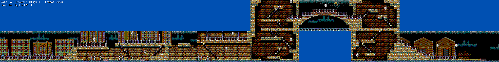 Thumbnail for a map of Round 1: Thames River Stage 1 for the Master System game Master Of Darkness.