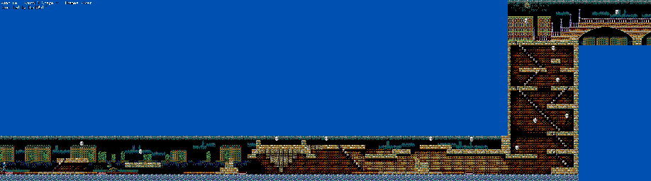 Thumbnail for a map of Round 1: Thames River Stage 2 for the Master System game Master Of Darkness.