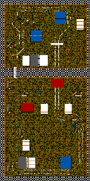 Thumbnail for a map of Race 02 - Desktop Drop-Off for the Master System game Micro Machines.