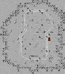 Thumbnail for a map of Race 03 - Oilcan Alley for the Master System game Micro Machines.