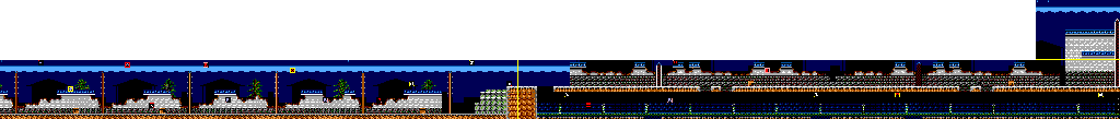 Thumbnail for a map of Chapter 3 Scene 1 for the Master System game Ninja Gaiden.