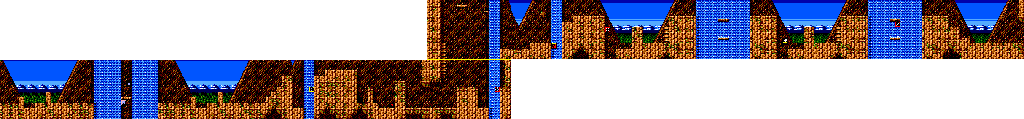 Thumbnail for a map of Chapter 4 Scene 1 for the Master System game Ninja Gaiden.