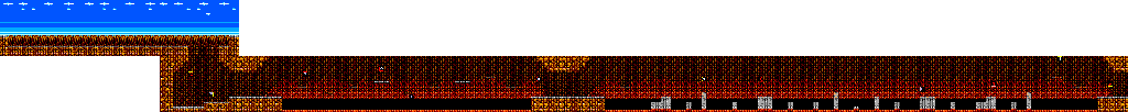 Thumbnail for a map of Chapter 6 Scene 1 for the Master System game Ninja Gaiden.