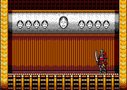 Thumbnail for a map of Chapter 8 Scene 1 for the Master System game Ninja Gaiden.