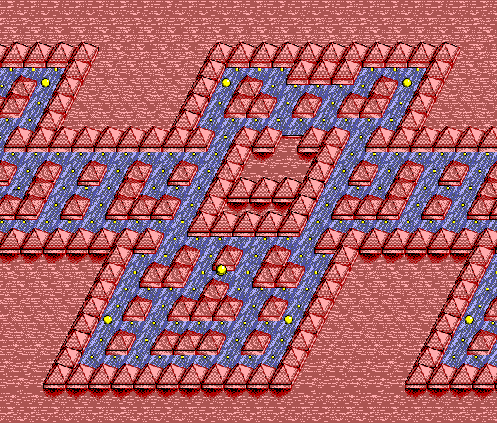 Thumbnail for a map of Round 05: Sandbox Land for the Master System game Pac-Mania.