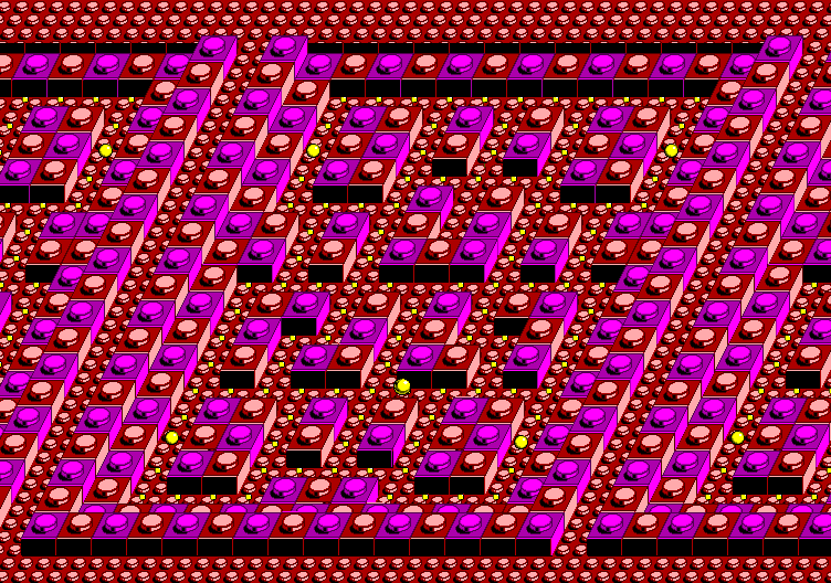 Thumbnail for a map of Round 10: Block Town for the Master System game Pac-Mania.